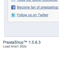 Versione di PrestaShop in Back Office in PrestaShop 1.5