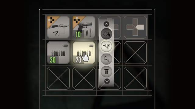 Resident Evil 7 Inventario
