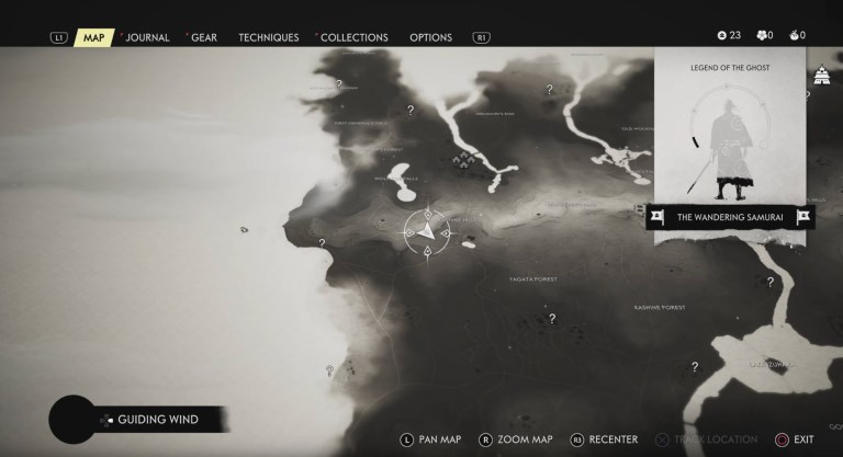 Ghost of Tsushima State of Play Mappa