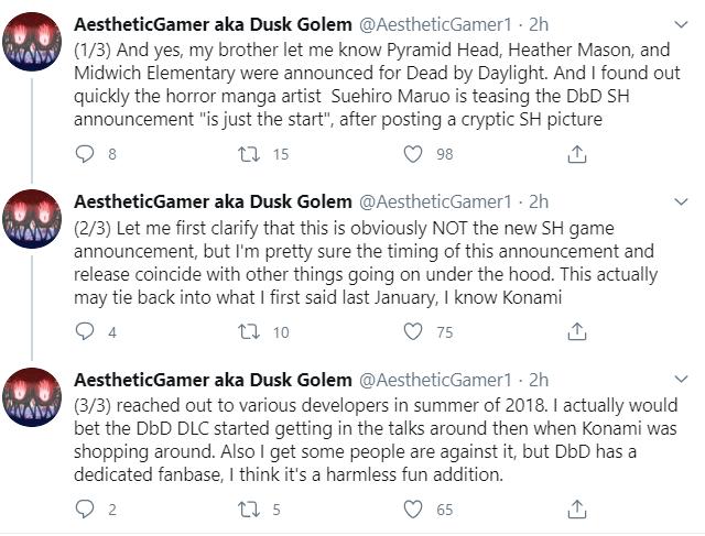 Dusk Golem Dead by delight Silent hill