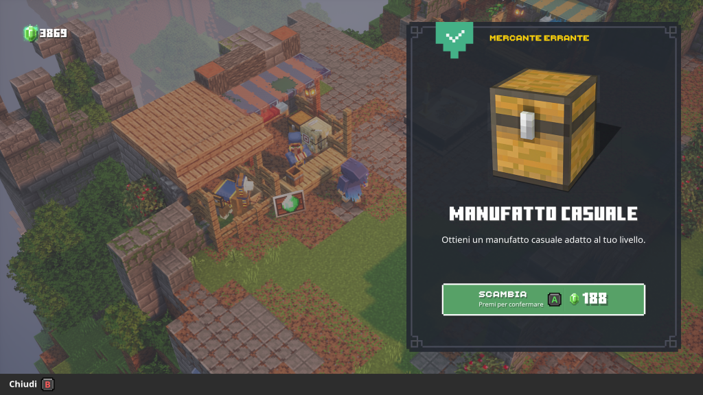 Minecraft Dungeons Negozio
