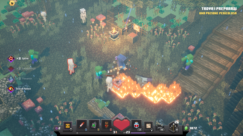 Minecraft Dungeons Dove Sono