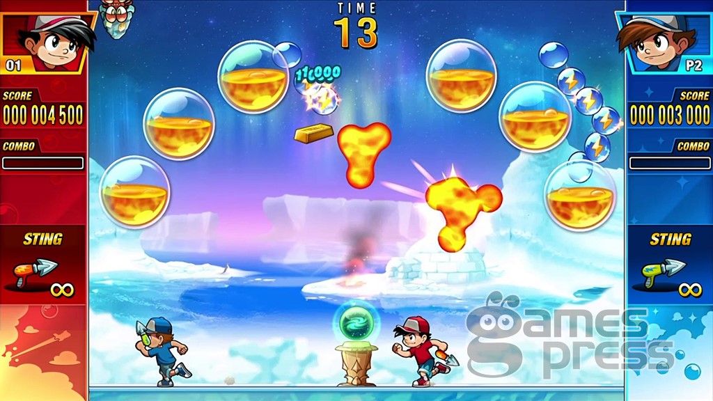 Pang  Adventures Playstation 4 Nintendo swtich Gameplay anni 90