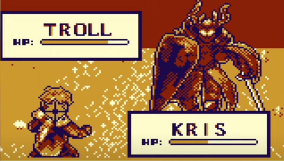 Dragonborne gameplay GDR Game boy