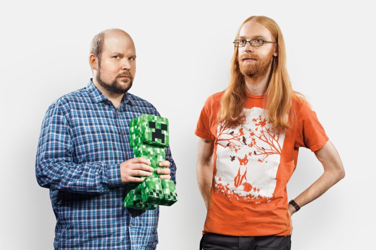 Notch e Jens Bergensten Minecraft gioco della generazione e del decennio