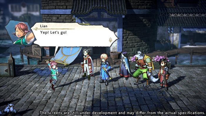 Eiyuden chronicle Gameplay Screen