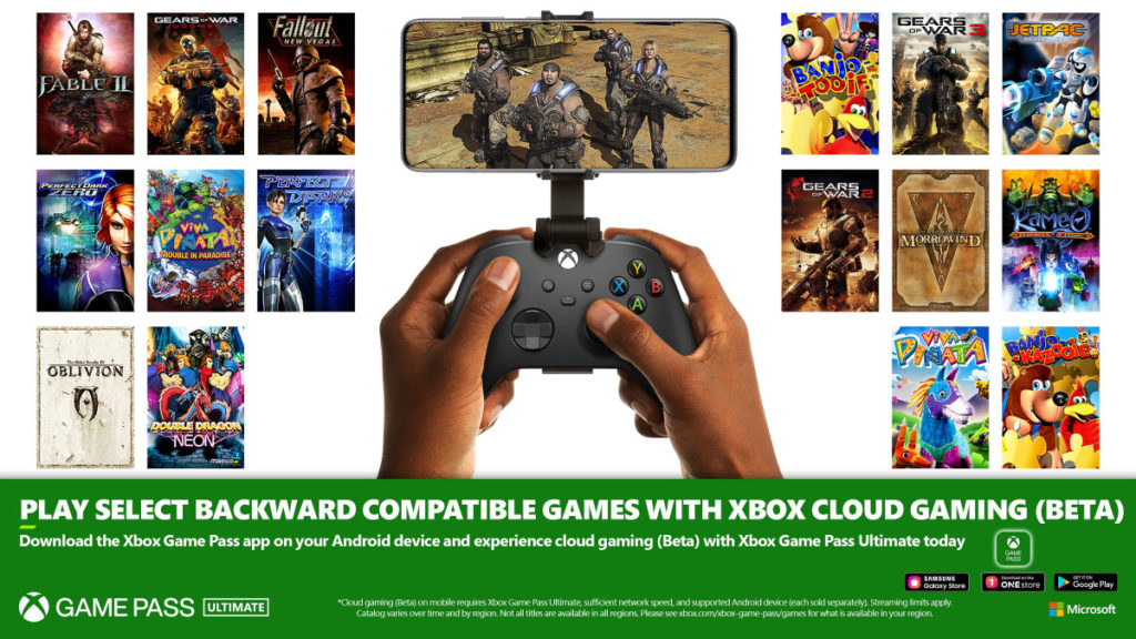 Xbox Game Pass ultimate Cloud Gaming