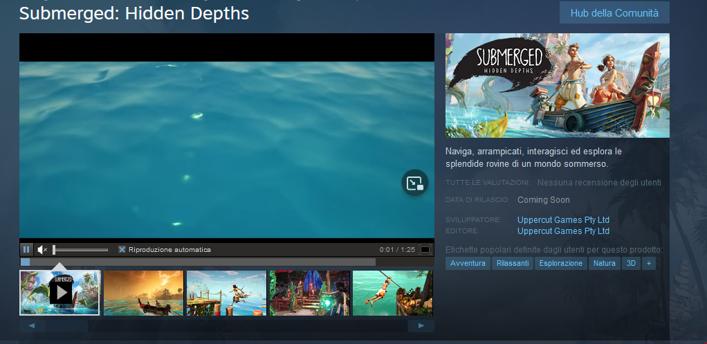 Submerged Hidden Dephts Stadia Steam