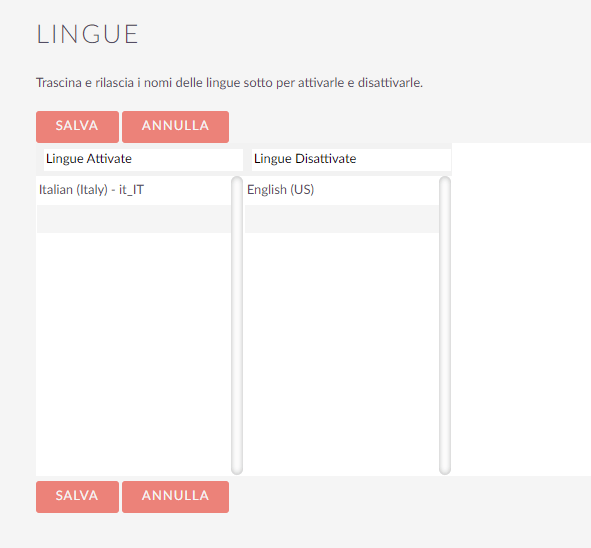Suite Crm Disabilita Lingua Inglese