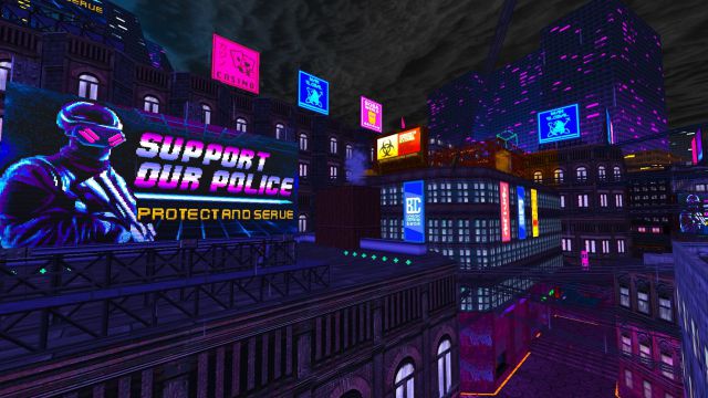 Beyond Sunset Città Cyberpunk