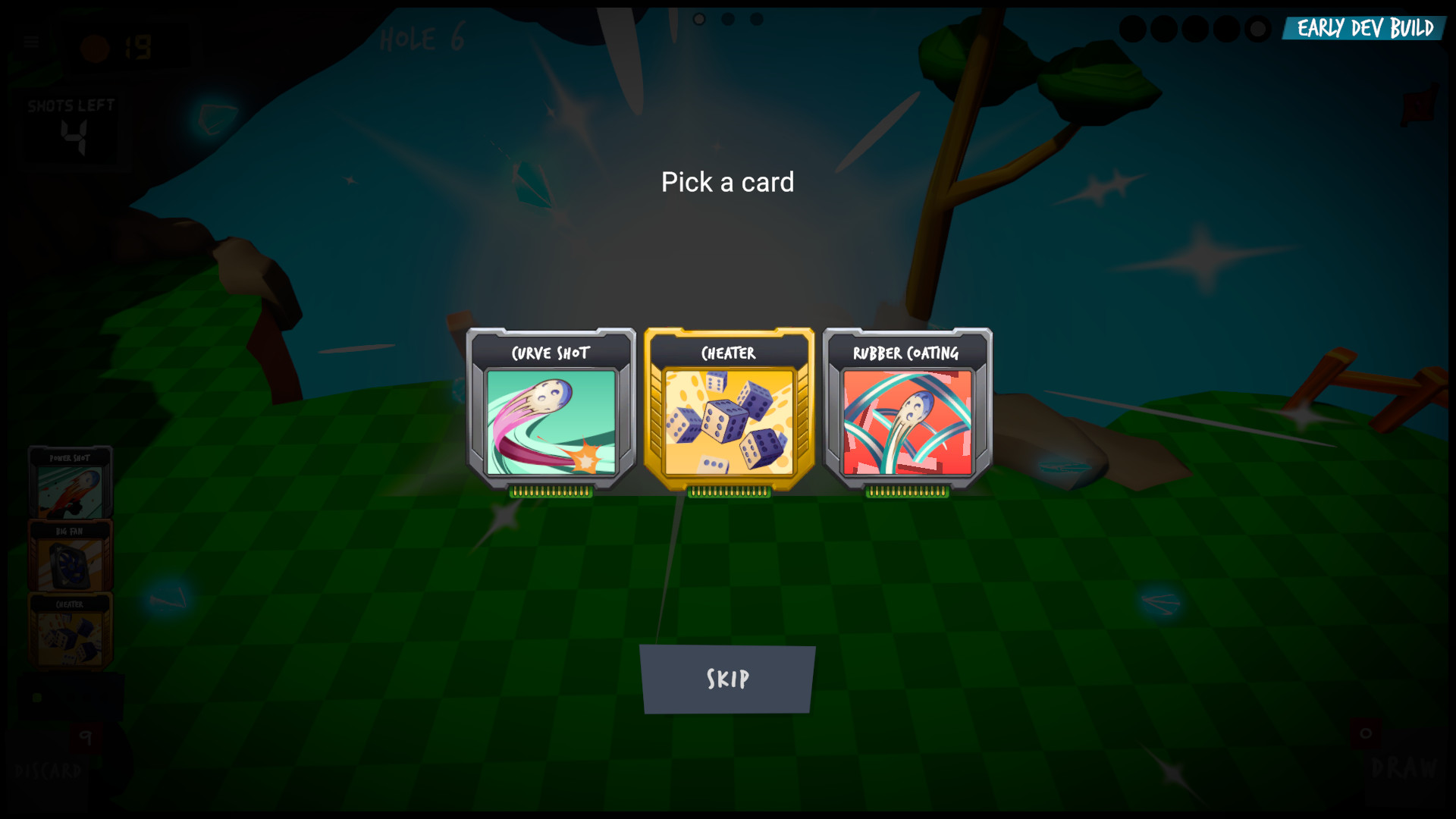 Golfie Roguelike Card
