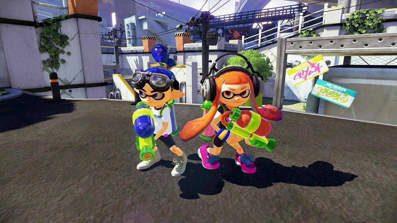 Splatoon per Wii u uno dei giochi che ha ricevuto la patch