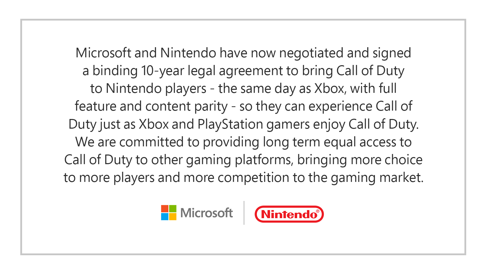 Call of duty su Nintendo