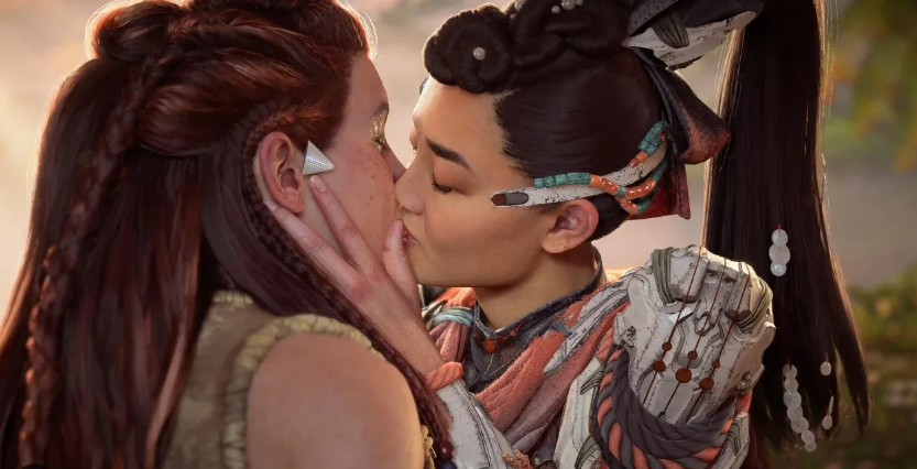 La scena importante ovvero il Bacio tra ALoy e Seyka