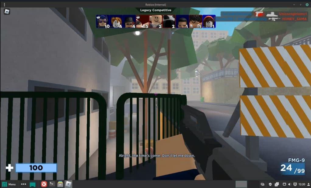 Roblox su Linux