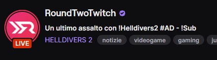 RoundTwoTwitch Helldivers 2 #ADV
