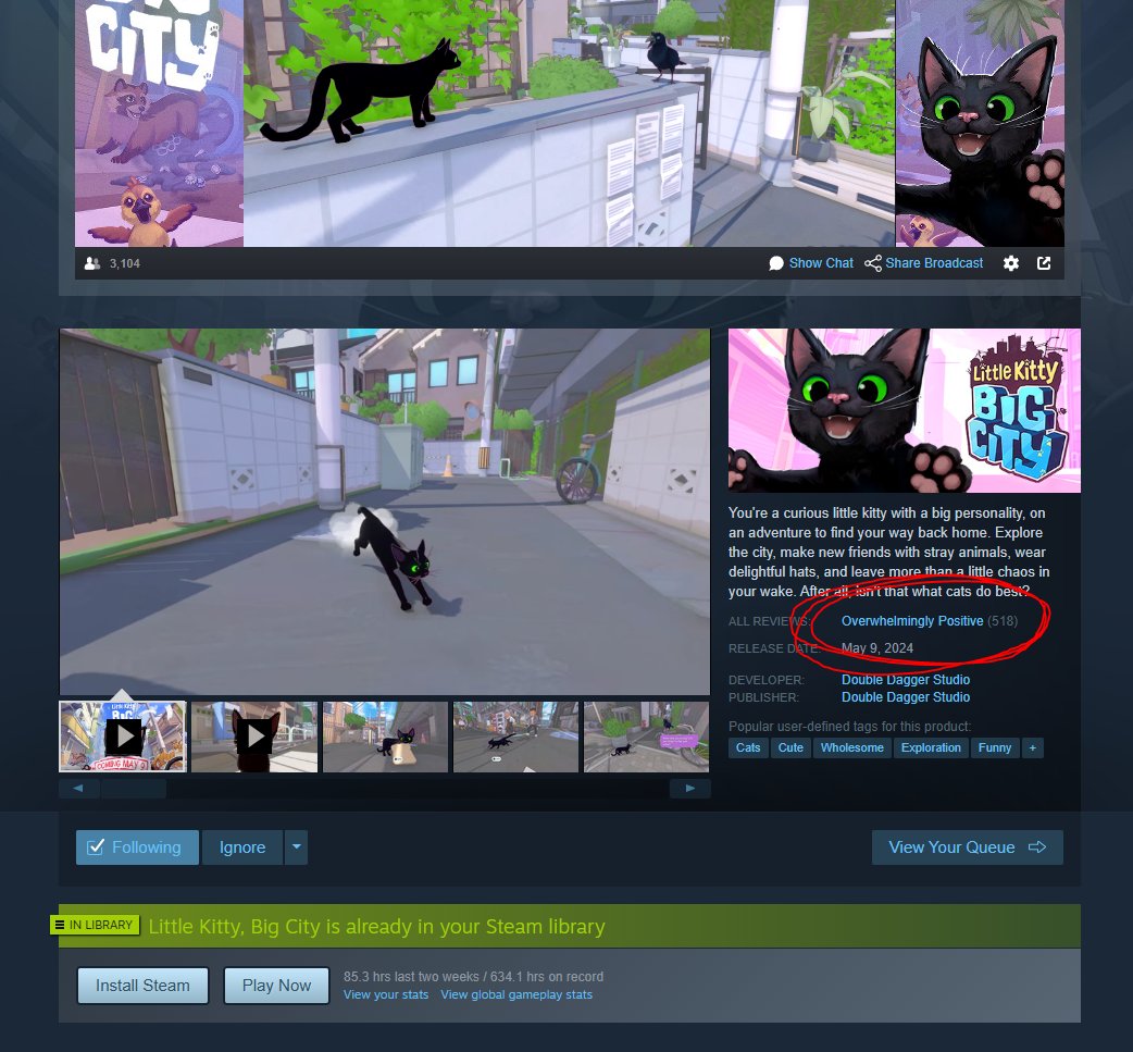 Kitty Little Big City Successo Switch Xbox Pc