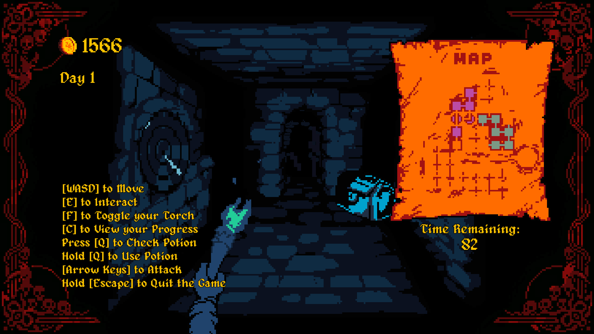 Greed and Darkness un Dungeon Crawler