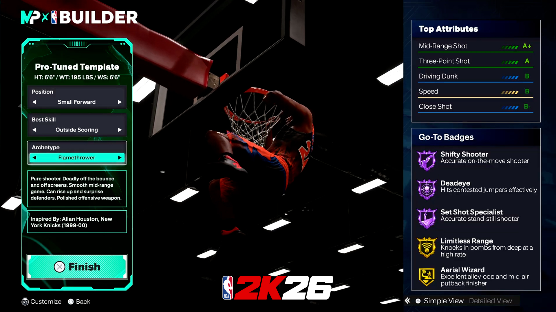 NBA 2K26 MyPLAYER Novità 
