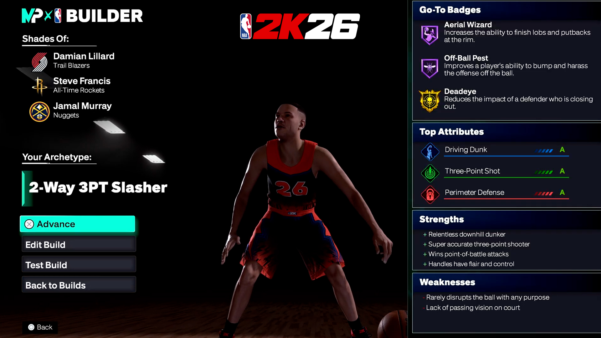 NBA 2K26 MyPLAYER Novità 
